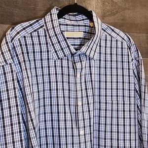 Michael Kors plaid button down, 19/34-35